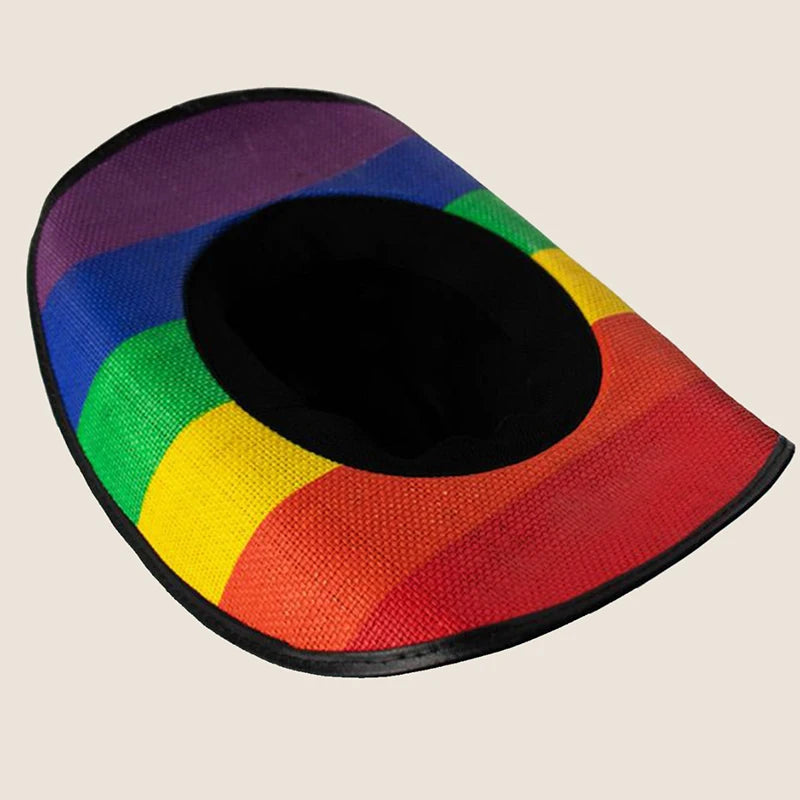 Outdoor New Classic American Flag Western Cowboy Hats Summer Women Sun Blocking Travel Cap Men Wide Brim Beach Party Fishing Hat