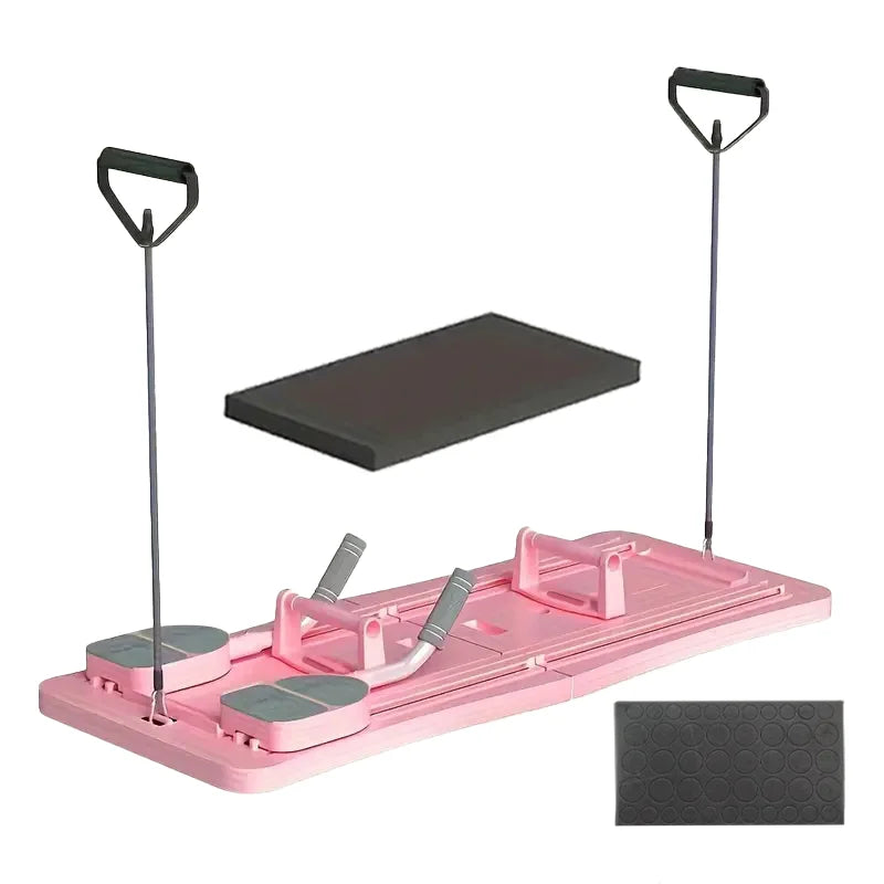 Multifunctional Foldable Pilates Reformer For Core And Full Body Workout