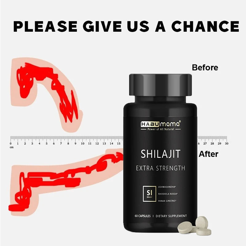 HABUMAMA Shilajit Male Enhancement Strength Endurance and Reproductive Health