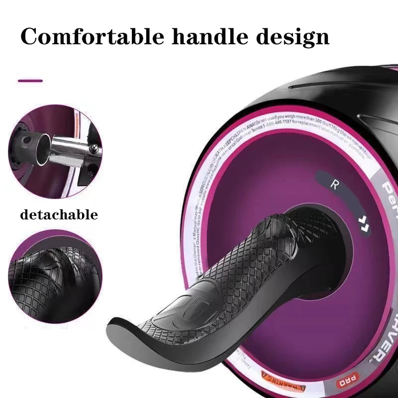 Silent Abdominal Muscle Trainer Ab Roller Wheel For Home Gym