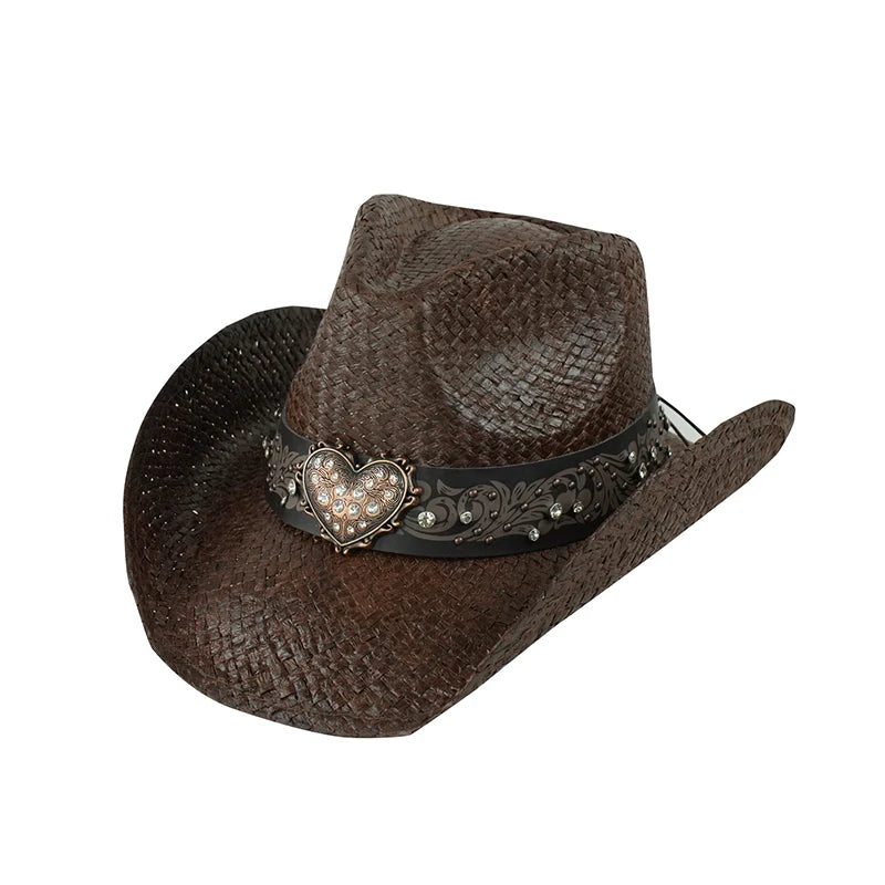 Outdoor New Classic American Flag Western Cowboy Hats Summer Women Sun Blocking Travel Cap Men Wide Brim Beach Party Fishing Hat