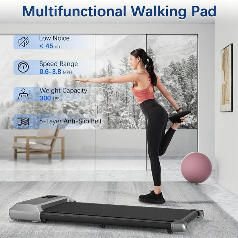Superun 2In1 Home Treadmill Walking Running Machine