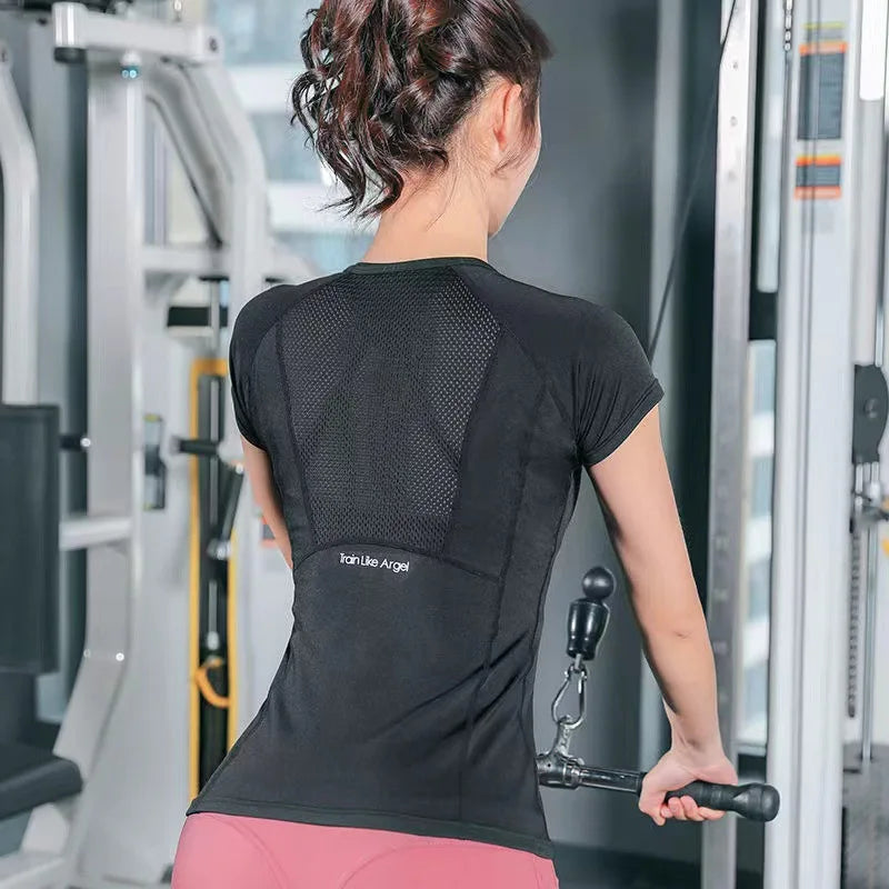 Women's Seamless Long Sleeve Gym Shirt For Yoga And Fitness