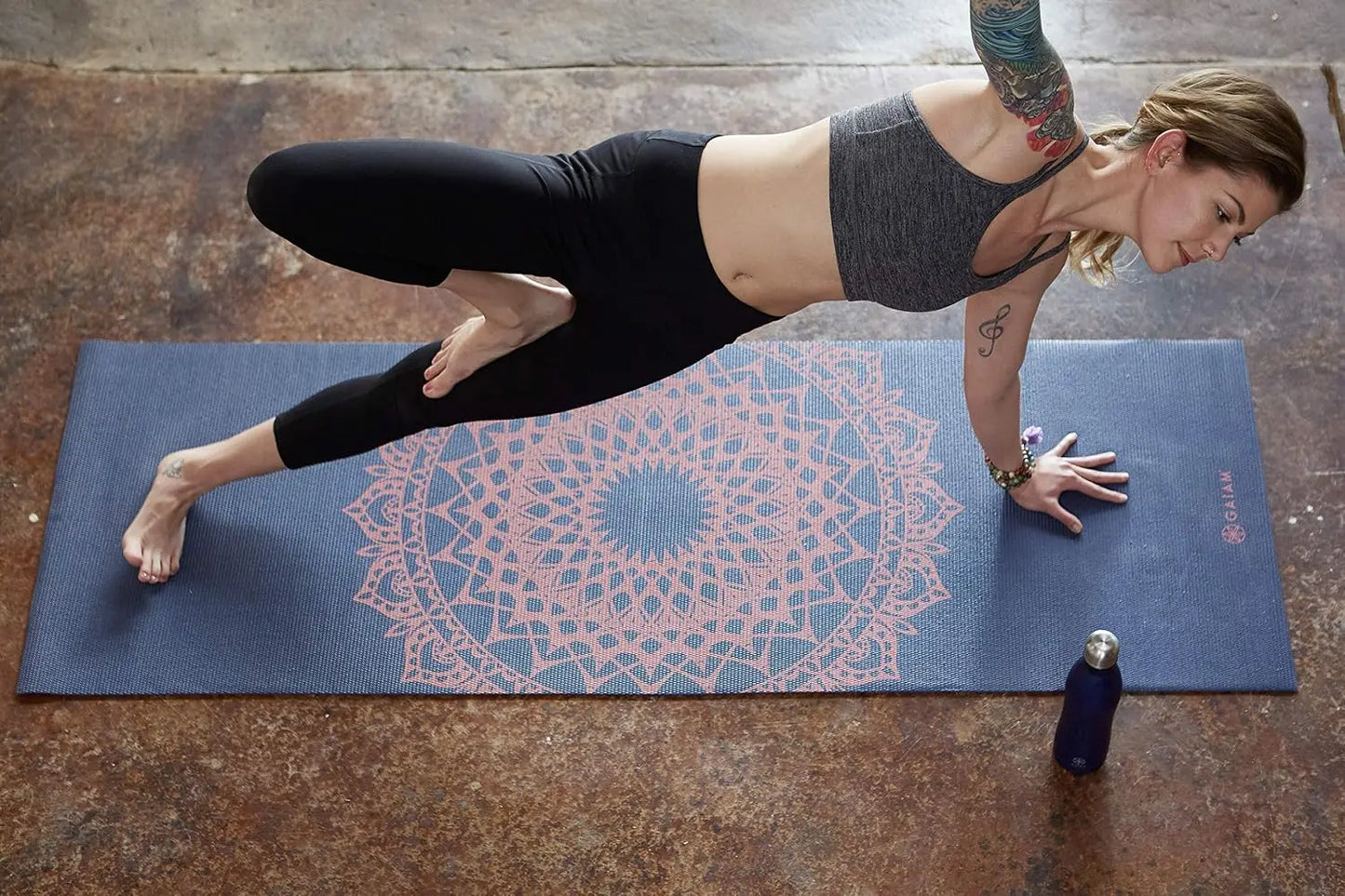 Non-Slip Yoga Mat For All Exercises, Pilates And Fitness