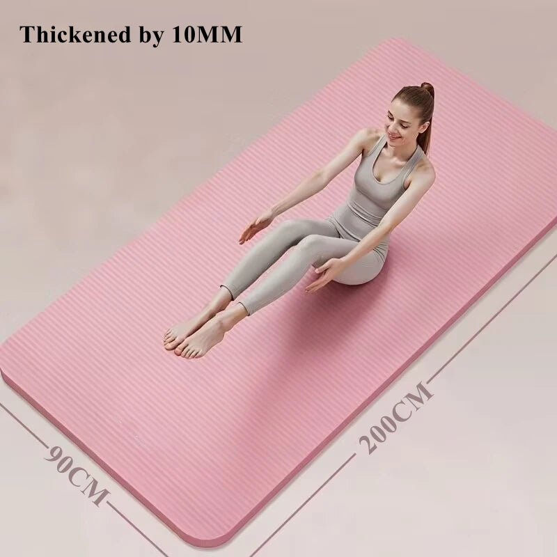 Yoga Mat Non-Slip Waterproof For Home And Travel Workouts