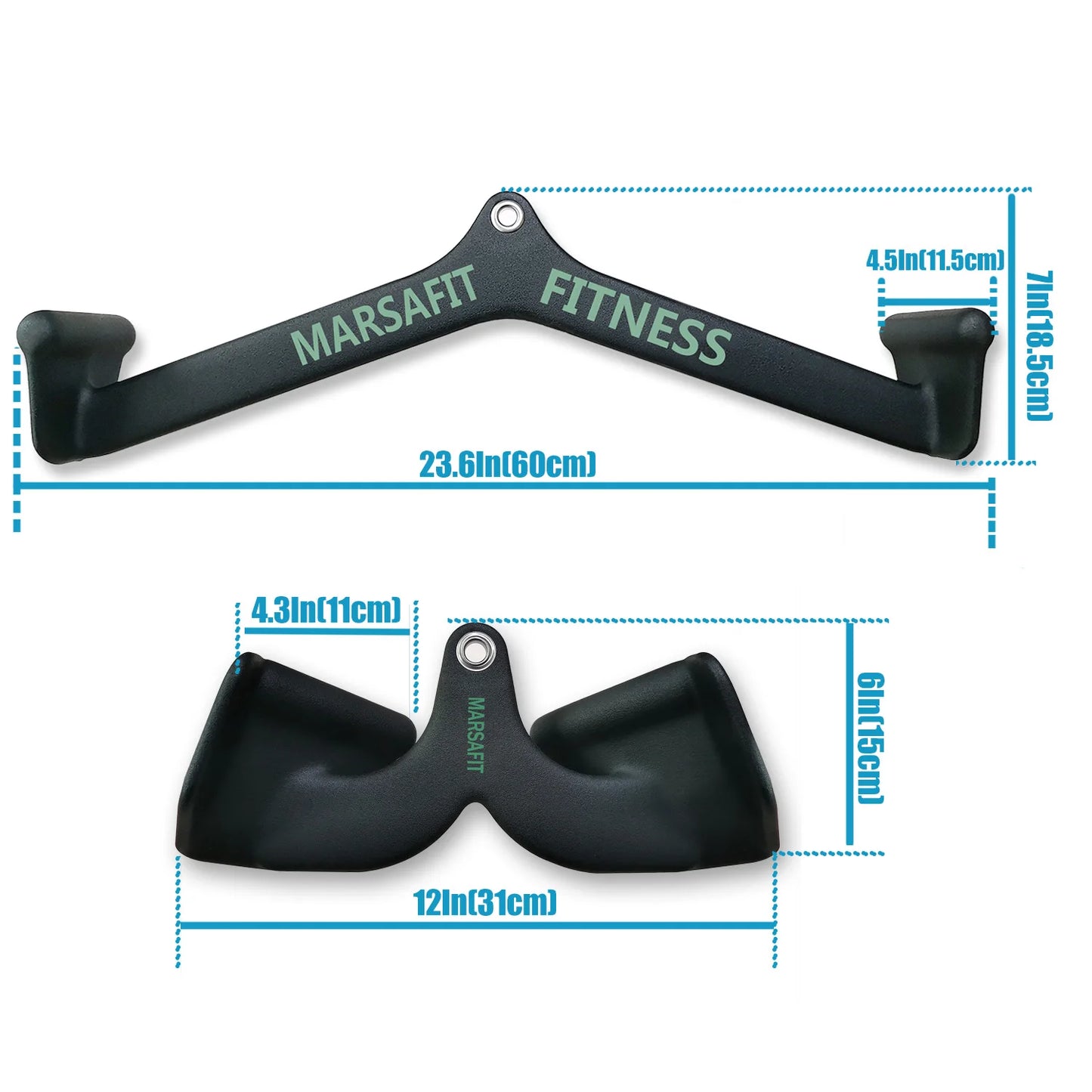 MARSAFIT Home Gym Rowing T-Bar V-Bar Cable Attachments For Strength Training