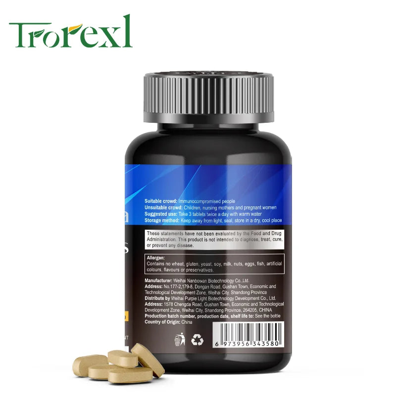 HABUMAMA Organic Ashwagandha and Maca Pills for Energy