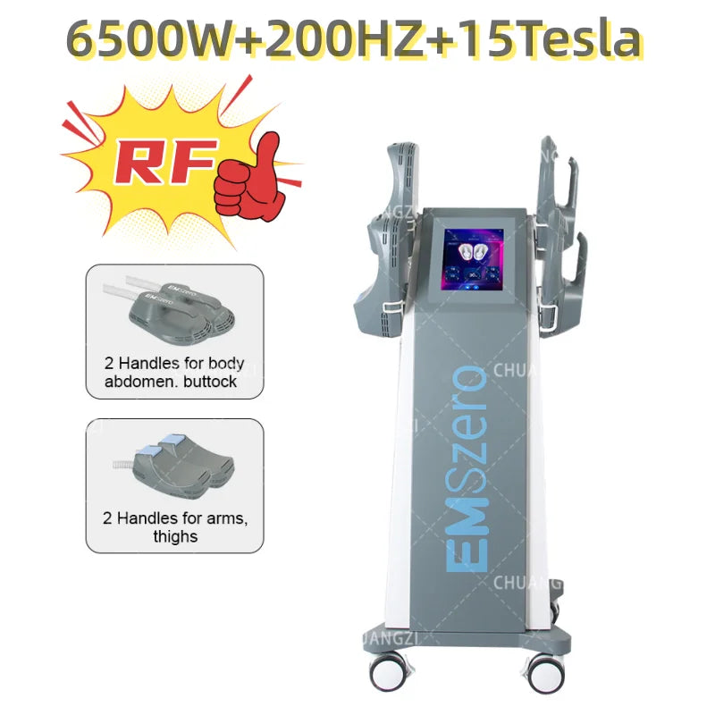 Emszero 6500W 200Hz Electromagnetic Lifter Muscle Stimulator For Body Sculpting