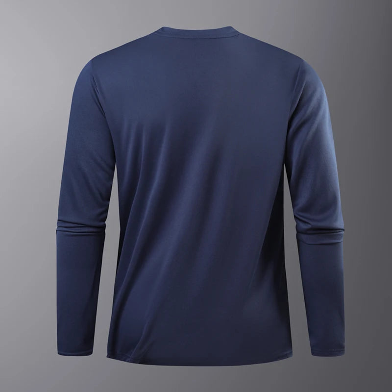 Reflective Quick Dry Long Sleeve Gym Shirt