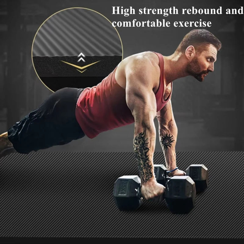 Yoga Mat Non Slip Waterproof Durable Yoga Pilates Fitness