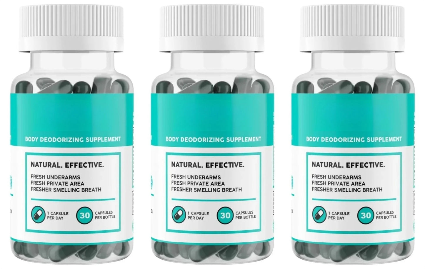 Internal Deodorant Supplement – Full Body Deodorizer for Gut Health Skin Health Digestion Support