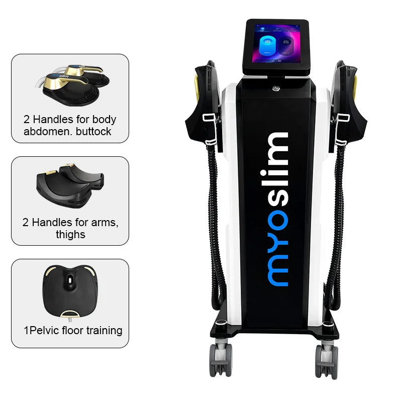 EMS Body Sculpt 6500w Body Slimming Fat Burning Muscle Sculpting Electromagnetic Muscle Stimulate Therapy Build Muscle Machine