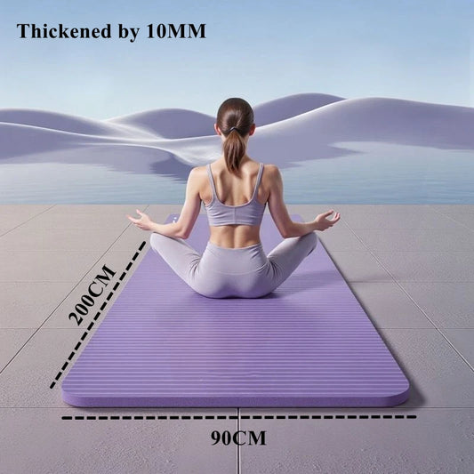 Waterproof Non Slip Yoga Mat For Workout And Pilates Exercise